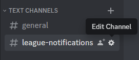 Discord Channel Edit